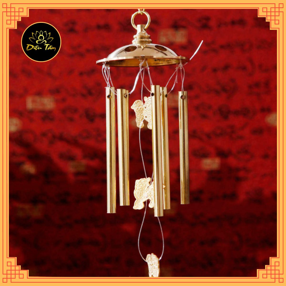 [Bronze standard] Copper Wind Chimes-6-bar wind chimes es es de Parede Poly