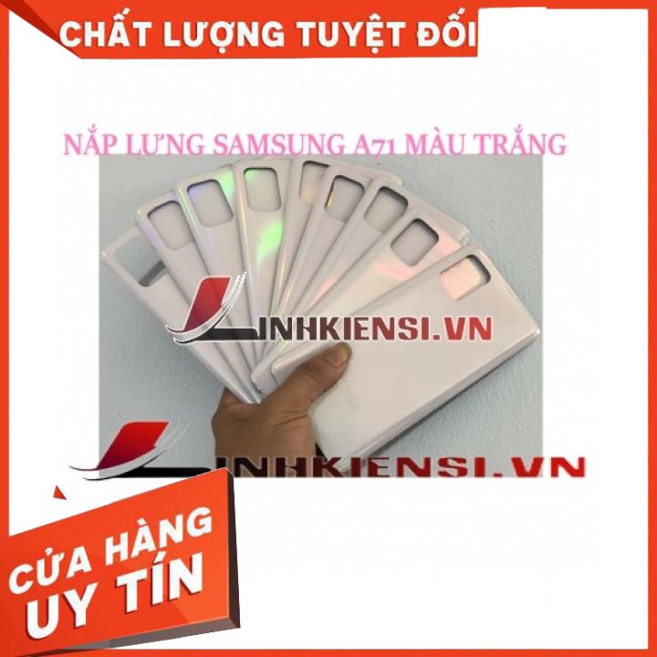 [HCM]NẮP LƯNG SAMSUNG A71 MÀU TRẮNG