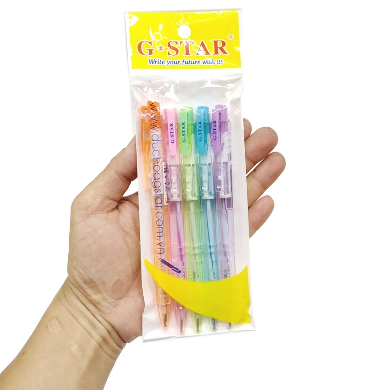 Vỉ 5 Cây Bút Bi Gstar OG-38