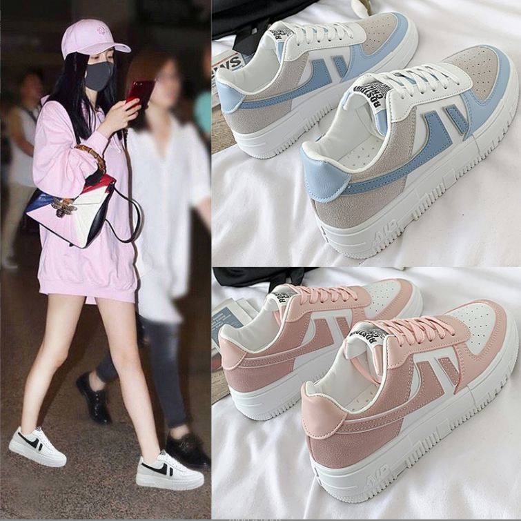 Giày thể thao nữ New AIR đế độn 4cm siêu đẹp, êm chân mẫu mới nhất 2023 hot trend, giày sneaker nữ đi học giá rẻ, giày bata nữ đẹp phong cách thời trang