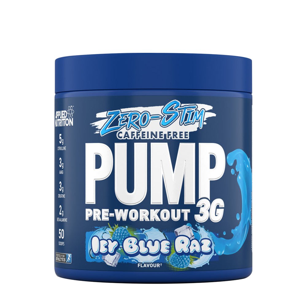 Pre Workout không caffeine Pump 3G Free Caffeine 375g