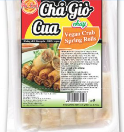 Chả giò cua chay âu lạc 250g