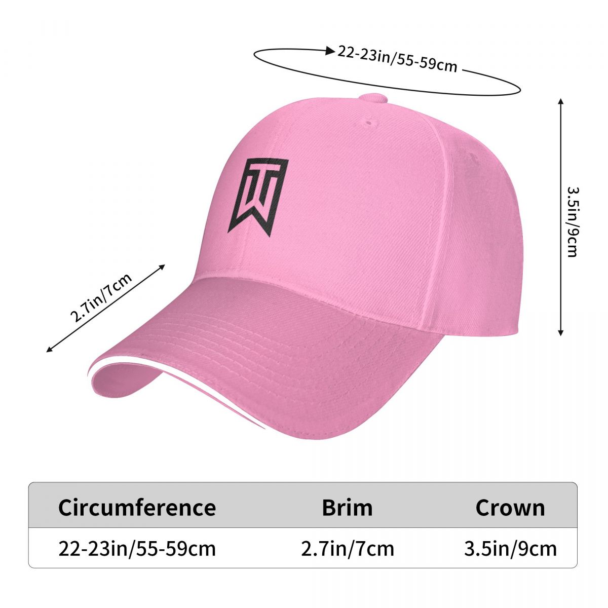 Tiger Woods Baseball Cap Outdoor Running Caps Adjustable Snapback Casual Hat