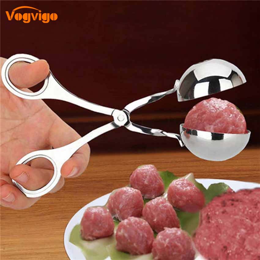 304 Stainless Steel Meatball Clamp Polished Meatball Clamp Meatball Maker Easy to Use Convenient and Fast