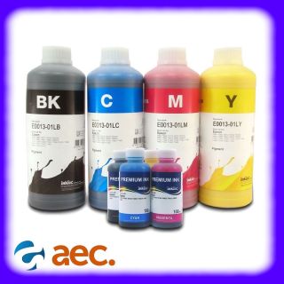 Bộ 4 bình mực in phun màu InkTec Hàn Quốc 1 lít gồm 4 màu (BK C M Y) dùng cho tất cả máy in Epson L110 L220 L310 L360 L365 L805 L1300 thumbnail