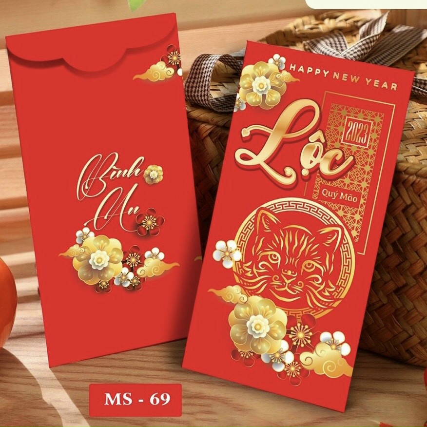 [HCM]Combo bao lì xì Tết Quý Mão 2023( nhiều mẫu giao ngẫu nhiên)