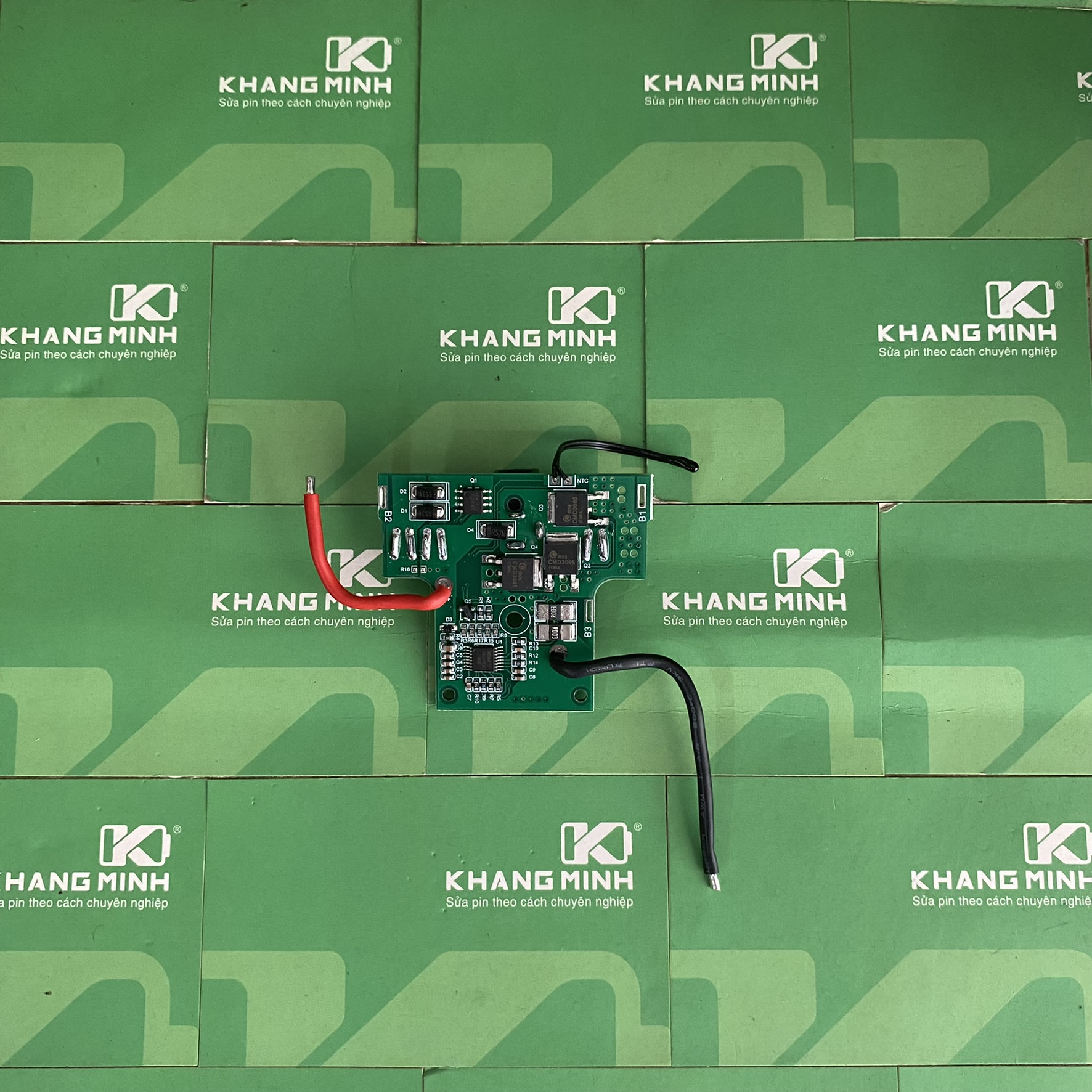 Mạch pin Hitachi 14.4V 4S nhận sạc adaptor 16.8V