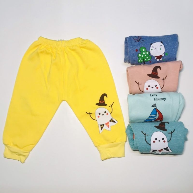Quần nỉ bông mềm ấm áp cho bé sơ sinh 3-10kg/ nhiều mẫu