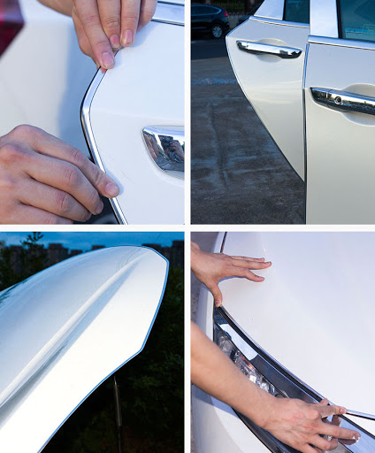 Nẹp Cánh Cửa Xe Hơi Mạ Crom Cuộn Dài 15m