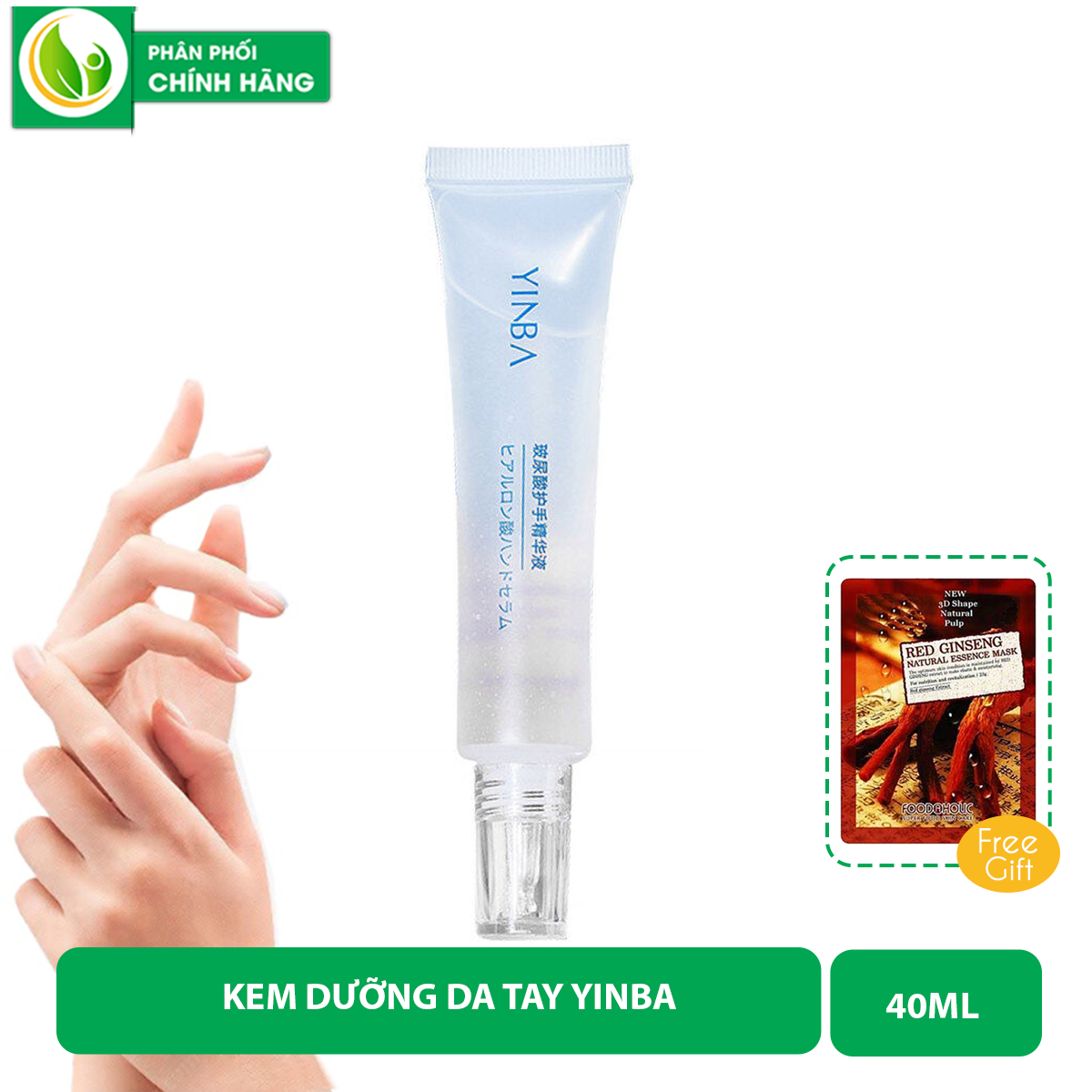 Kem Dưỡng Da Tay Yinba, Serum Tay Axit Hyaluronic Kem Tay Dưỡng Ẩm Và