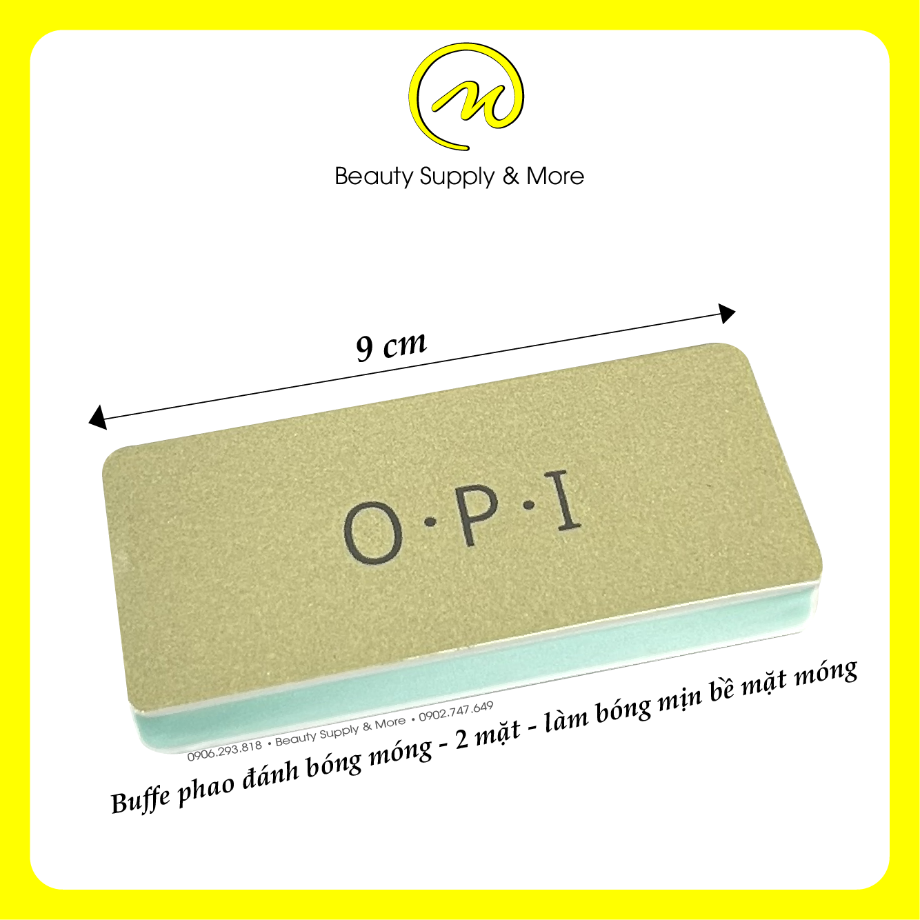 Buffe phao đánh bóng móng korea/o.p.i 2 mặt/ o.p.i 4 mặt