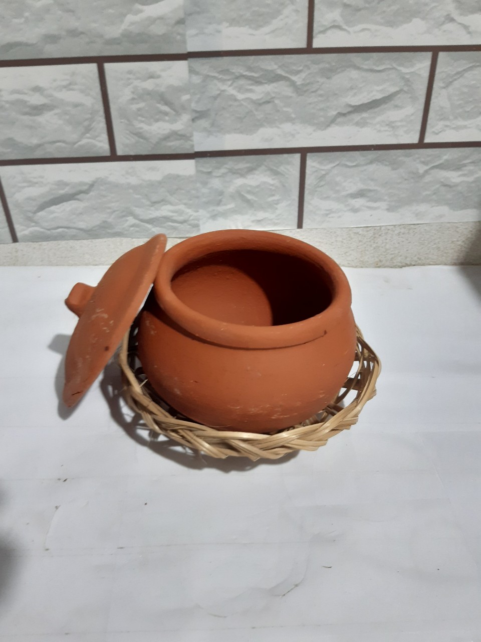 [HCM]Bộ niêu đất và rế 7*12 cm ( loại trung)