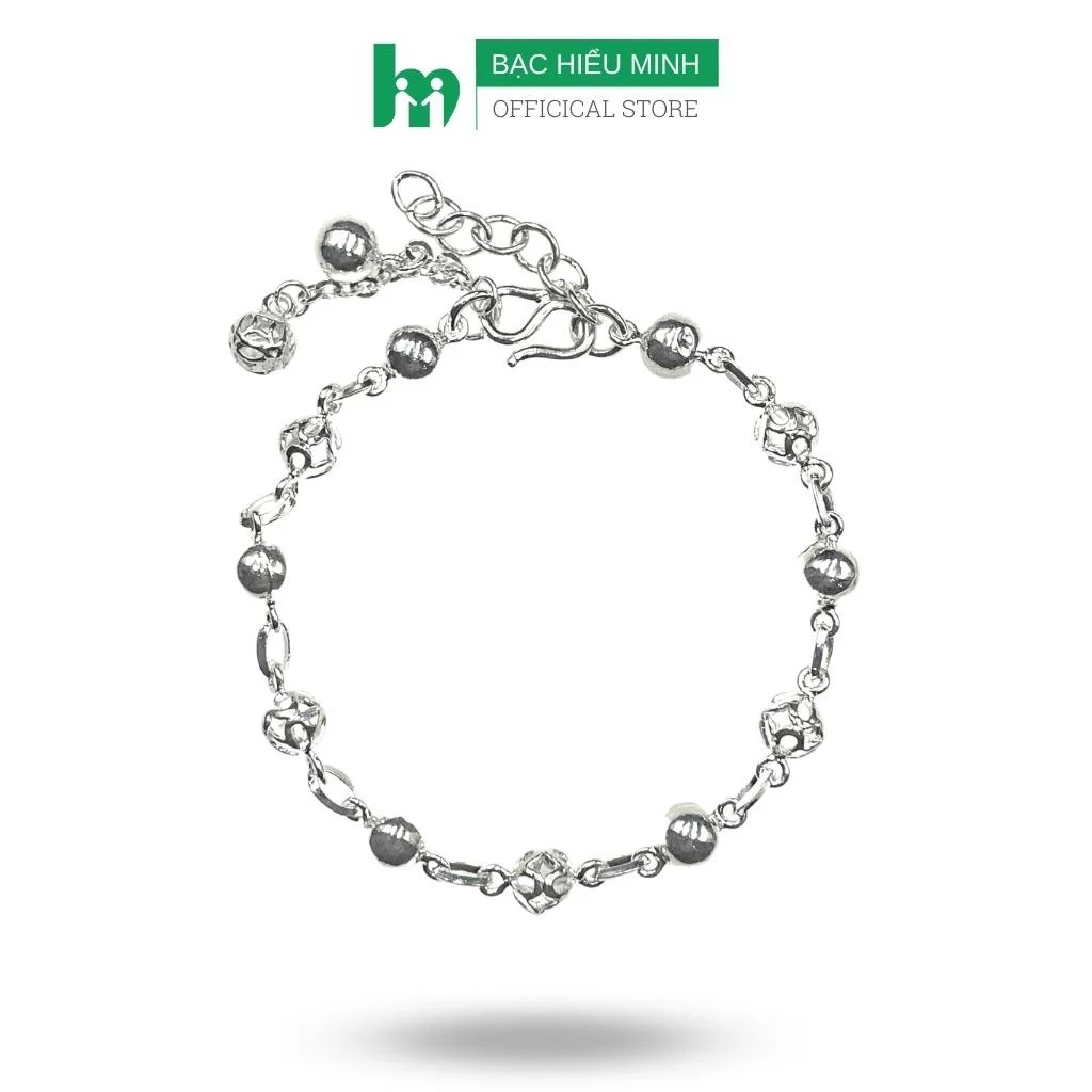 Lắc Tay Nữ Bí Ngô Xinh Bạc Hiểu Minh LTU470