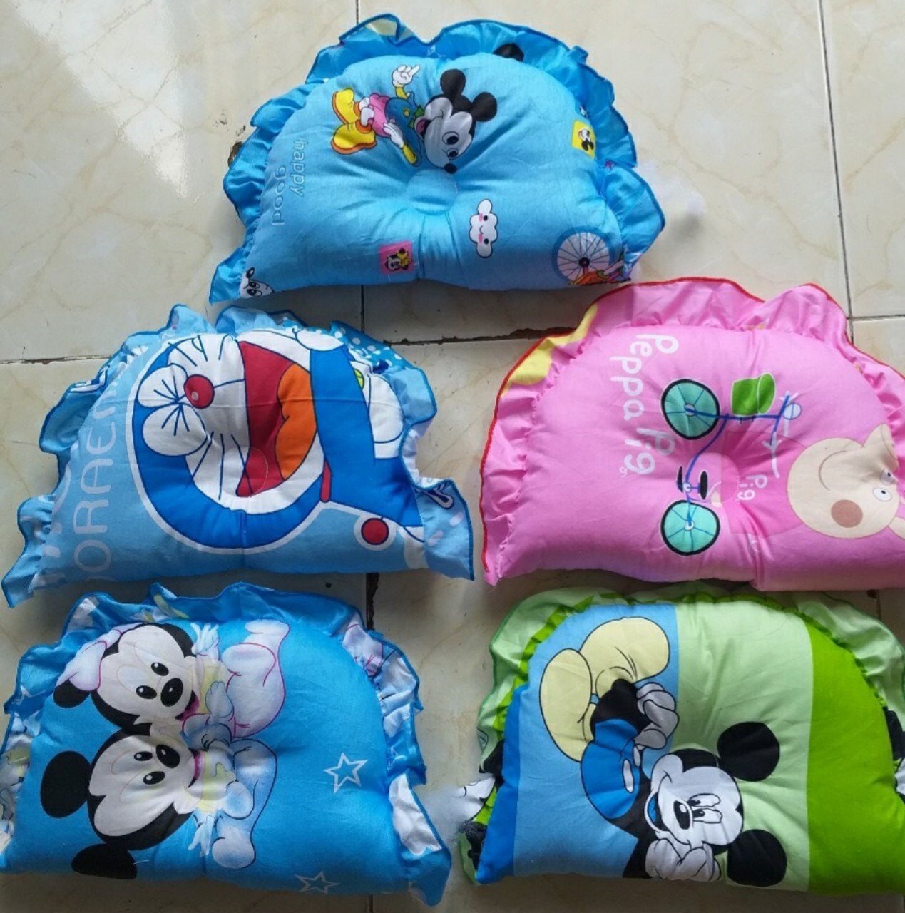 [HCM]Gối Lõm Sơ Sinh Kate Hình - Hải Huy Cho Bé Từ 0-12 Tháng