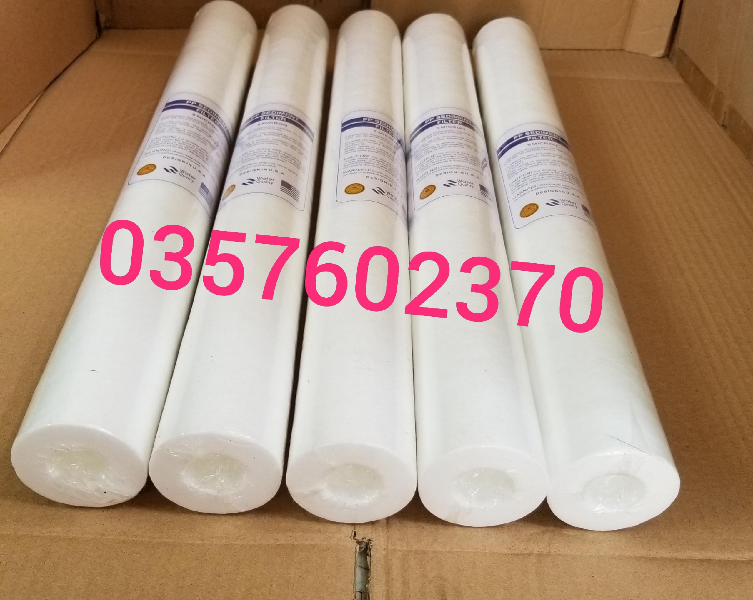 [HCM]COMBO 5 LÕI LỌC NƯỚC SỐ 1 PPF 20INCH