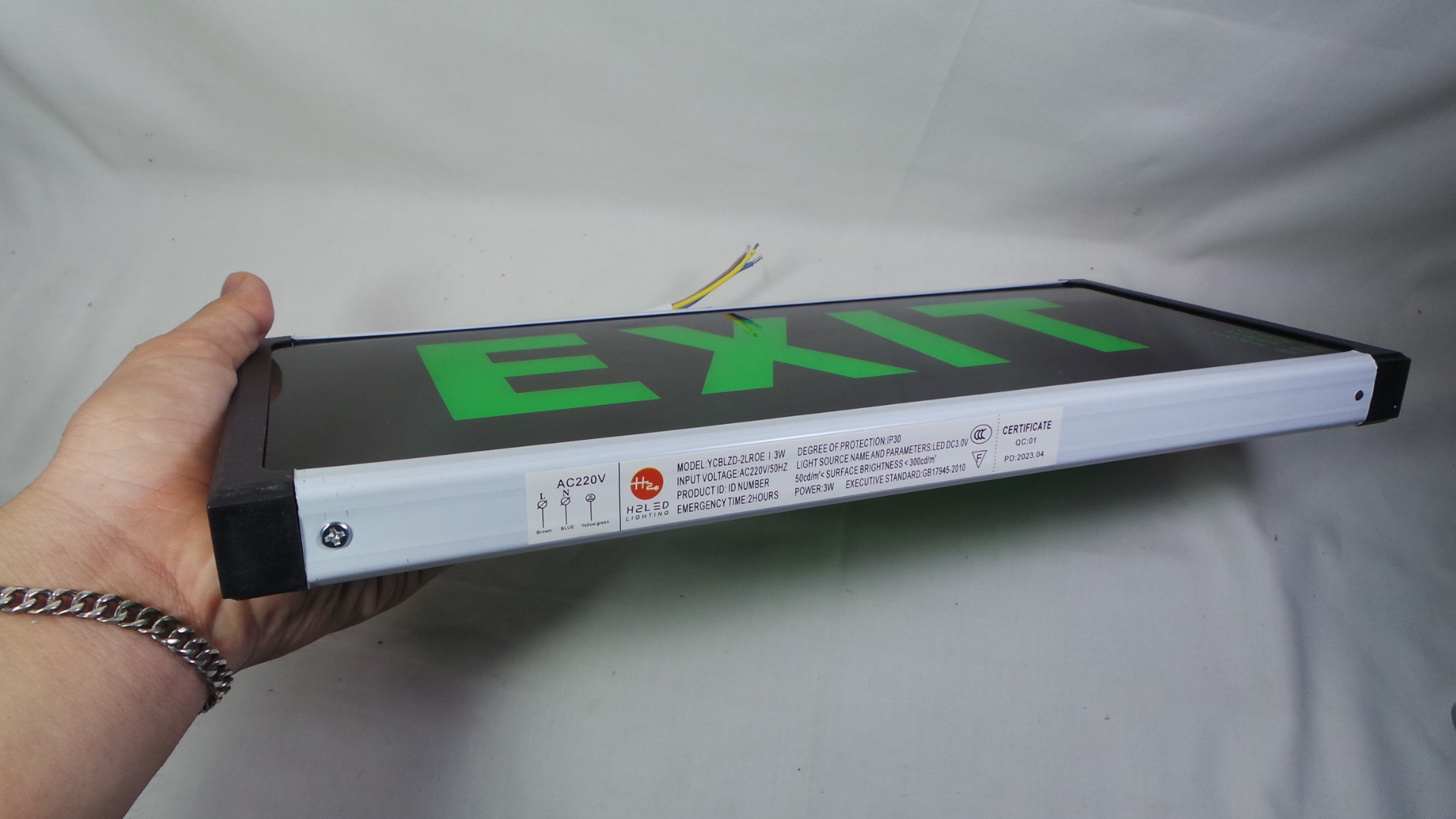 Đèn thoát hiểm exit hai mặt