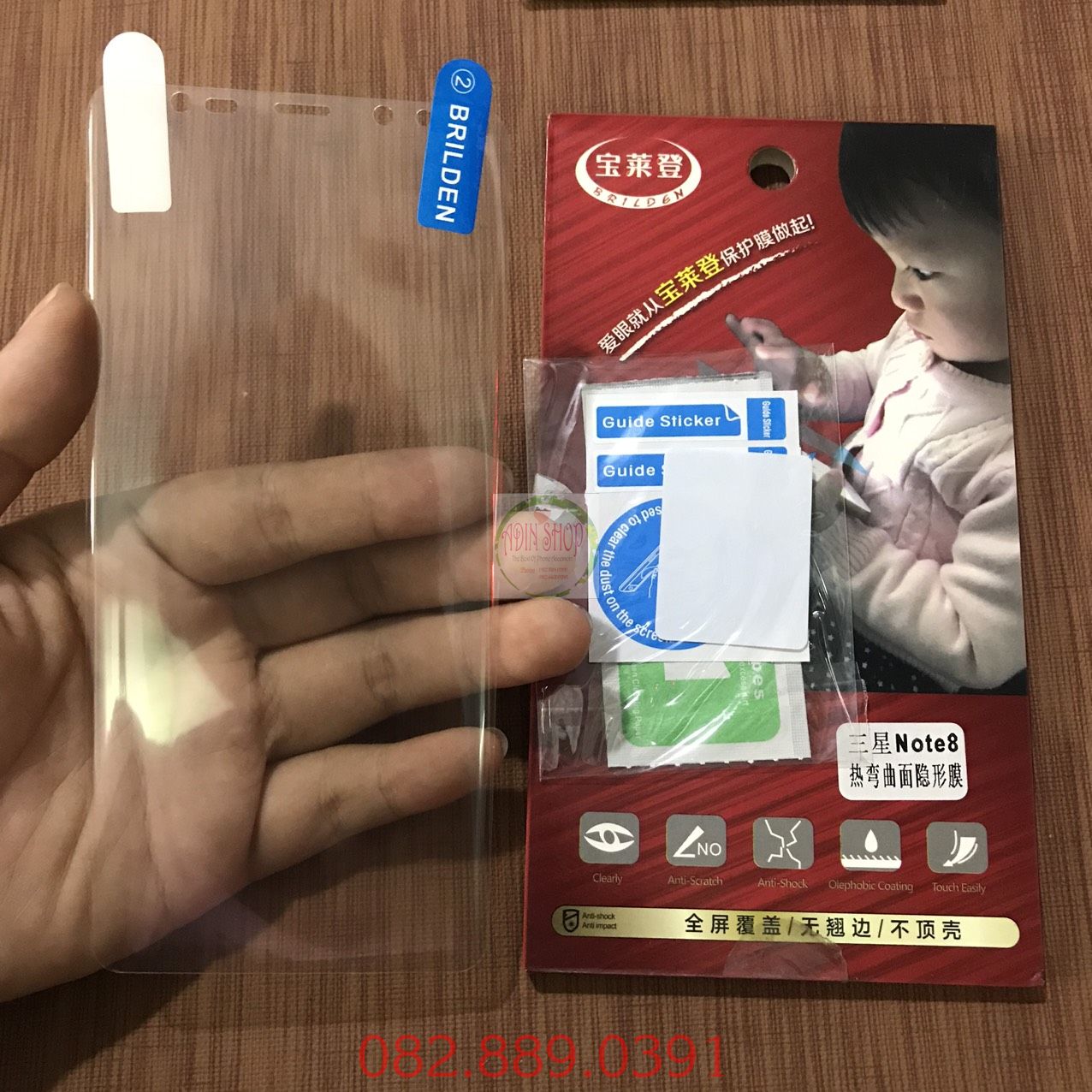 Dán màn hình dẻo samsung note 8 full keo full màn hình full phụ kiện