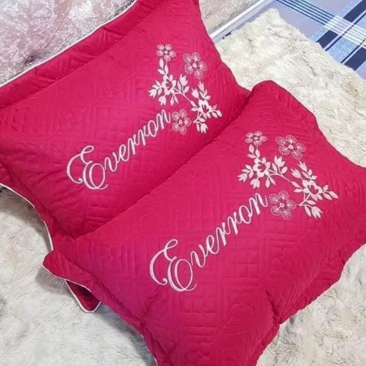 COM BO 2 VỎ ÁO GỐI MÀU CỐM CHƯA BAO GỒM RUỘT