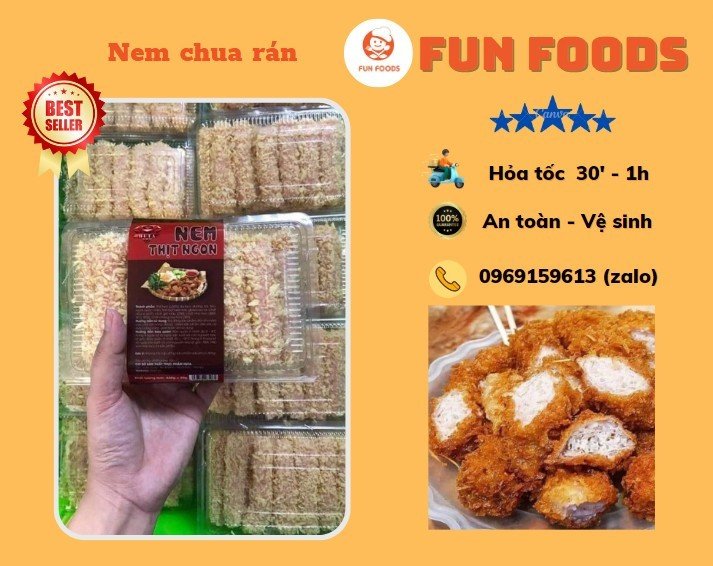 Nem chua rán 20 cái ( Giao tại Hà Nội 30p -1h)