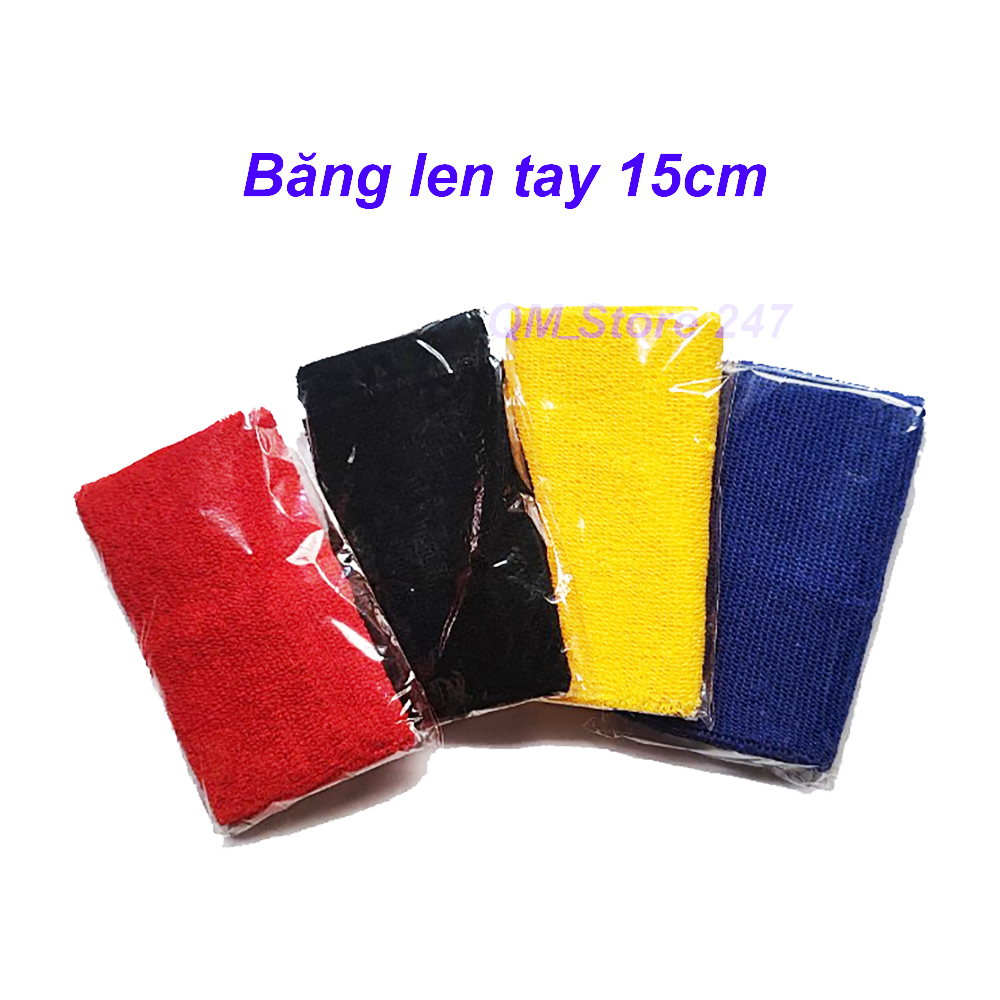 Băng đeo thấm mồ hôi tay BT15 dài 15cm (1 đôi)