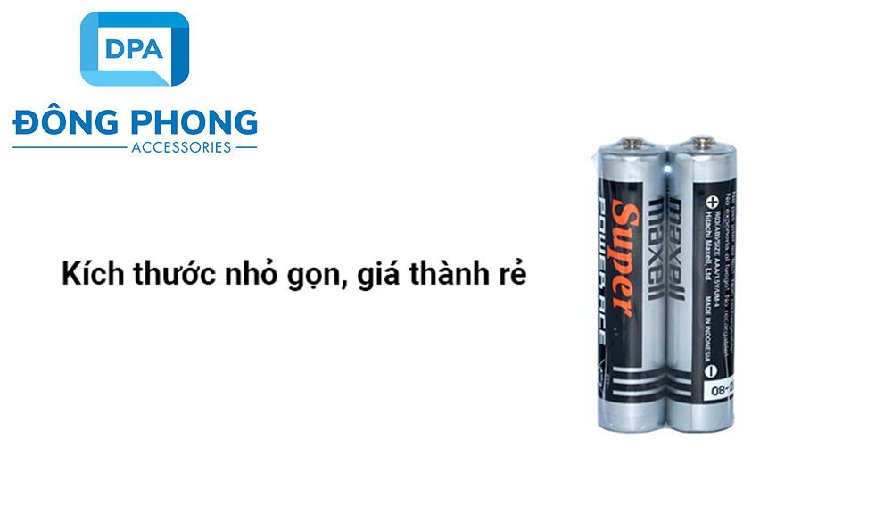 Bộ 4 Viên Pin Tiểu Maxell AAA Chính Hãng