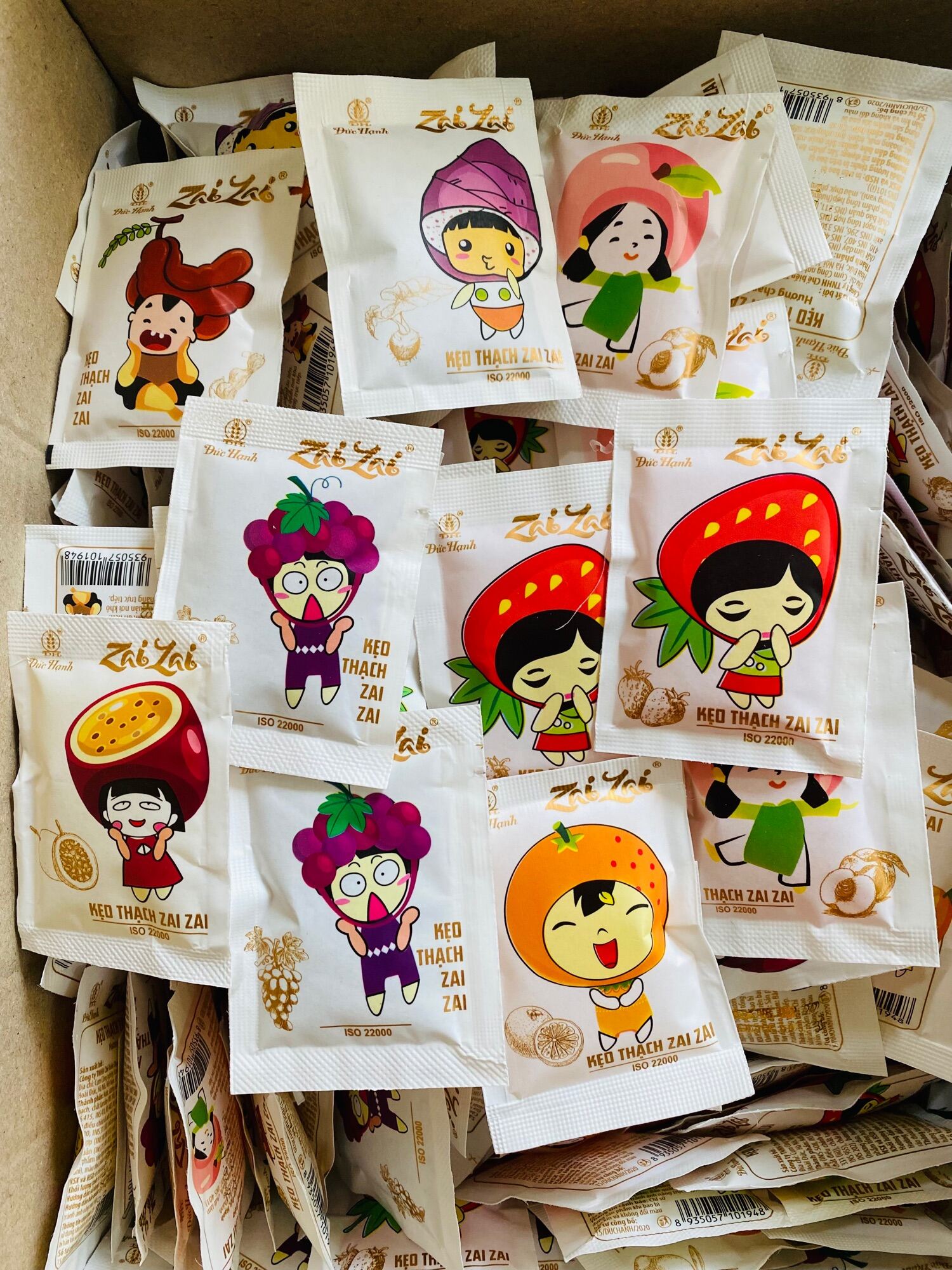 Thạch Zai Zai Trái Cây 0.5KG -1KG