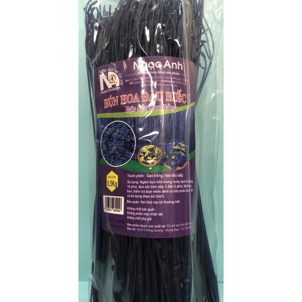 Bún Hoa Đậu Biếc gói 500g - 00004