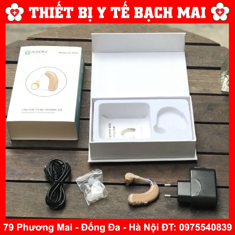 Máy Trợ Thính Axon C109 /C108 Pin Sạc Lithium