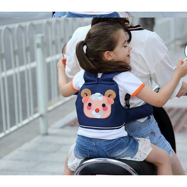 Đai an toàn đi xe máy, xe đạp cho bé (đai dạng balo)