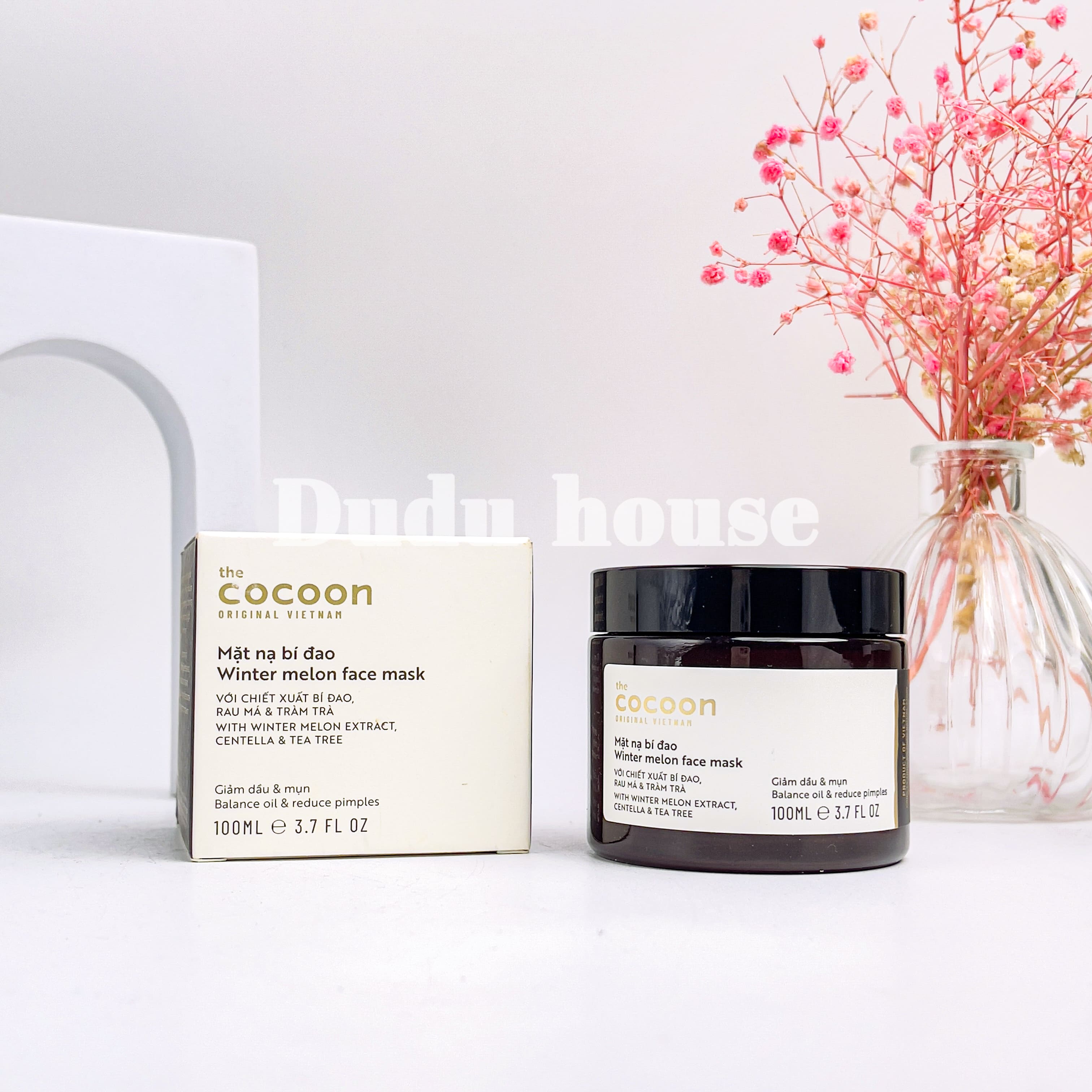 Mặt nạ giảm dầu và mụn bí đao Cocoon Winter Melon Face Mask With Centella & Tea Tree 30ml ( Full - Mini - Chiết )