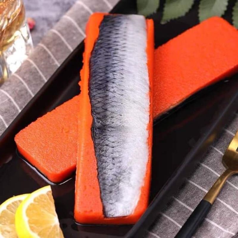 cá trích ép trứng Nhật_Trọng Nghĩa Foodking ( kèm đầy đủ gia vị)