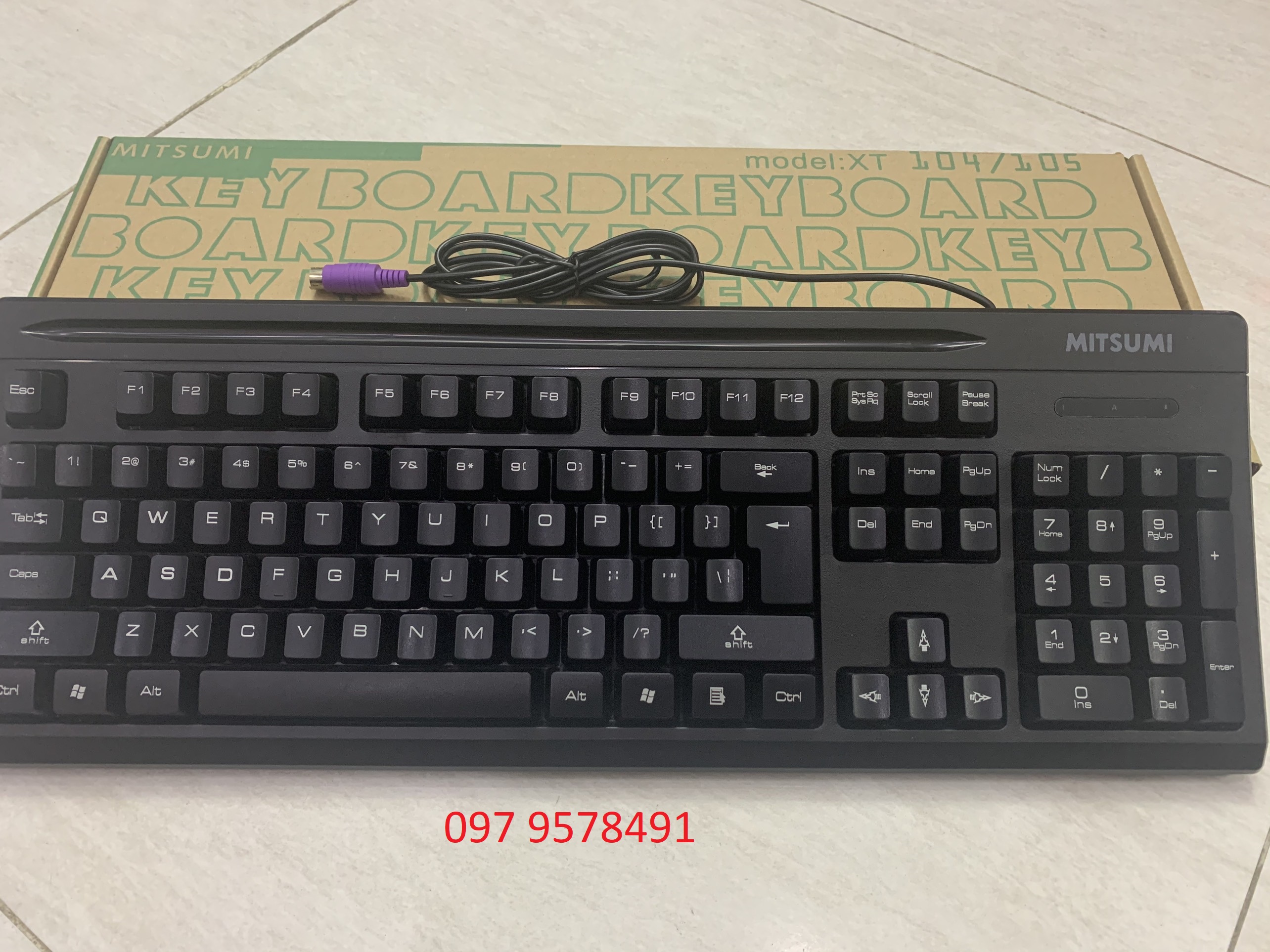 Bàn phím Mitsumi cổng PS2 Malaysia