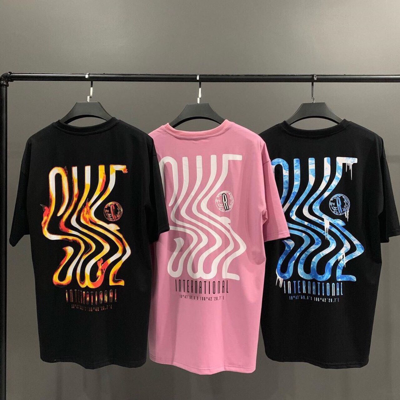 [HCM]ÁO THUN NAM NỮ LÀN SÓNG SWE IN 3D MÀU SIÊU ĐẸP HOT TREND PINK SHOP