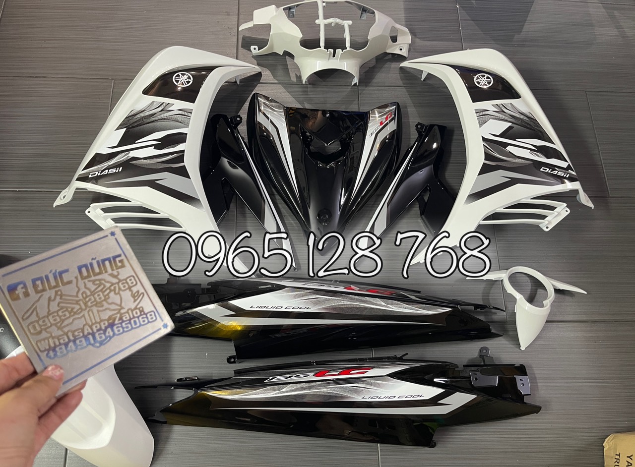 Dàn áo Ex 135 LC V7 trắng đen có tem