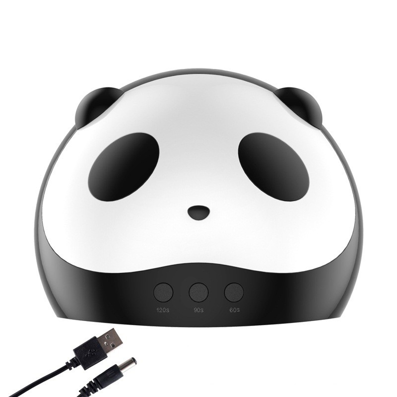 Máy hơ gel 36w led/uv cảm ứng hình gấu trúc panda