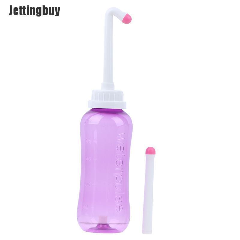 Jettingbuy 500ml Portable Travel Hand Held Bidet Sprayer Personal Cleaner Hygiene Bottle