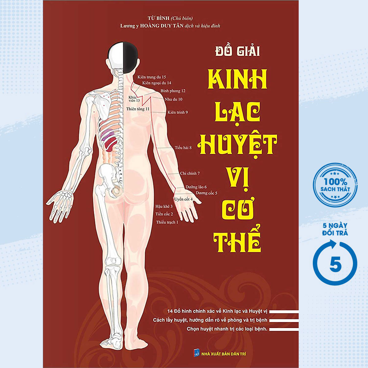 Sách - Đồ Giải Kinh Lạc Huyệt Vị Cơ Thể - MT - Newshop