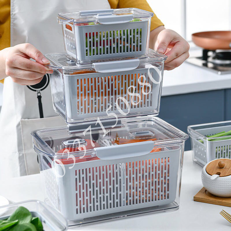 set 3 hộp đựng thực phẩm tử lạnh cao cấp
