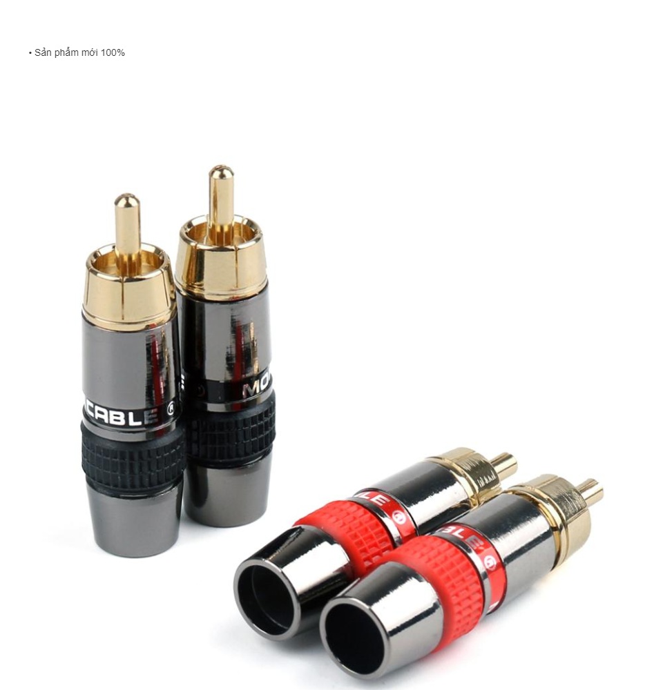 Bộ 8 jack RCA Monster hàn dây tín hiệu