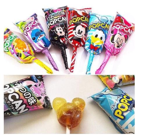 [Siêu Hot] Lẻ 1 chiếc kẹo mút Mickey Popcan Nhật Bản 13gr/chiếc