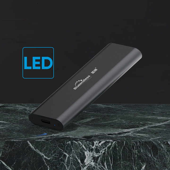 Box SSD M.2 PCIe NVMe USB-C 3.1 Blueendless 2802N - BX02