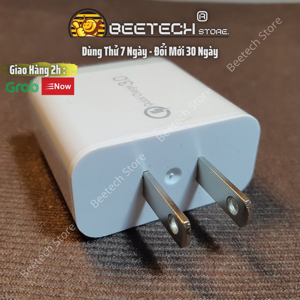 Củ sạc 18w cho iPhone cổng USB, Cốc sạc nhanh iPhone  - Beetech