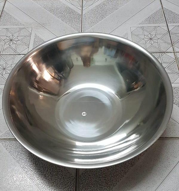 [HCM]Combo 5 cái thau inox từ 32cm đến 45cm