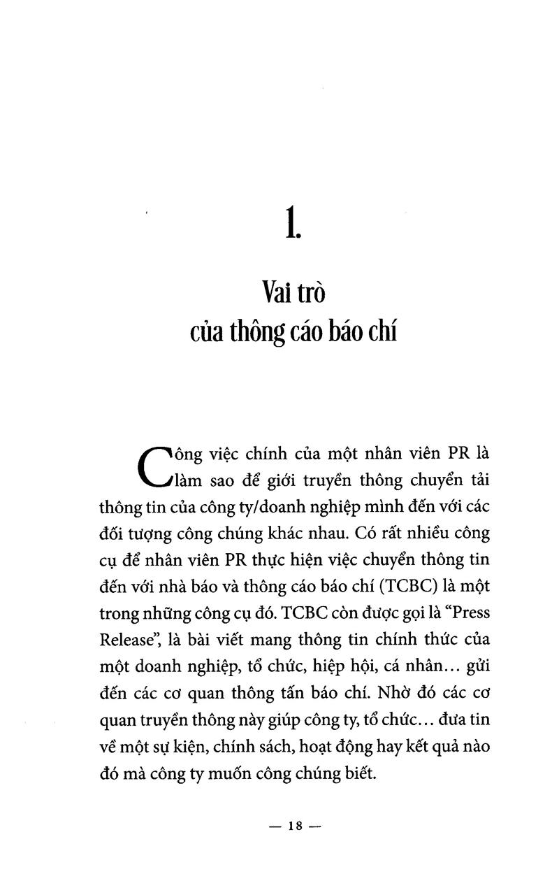 Phong cách PR chuyên nghiệp