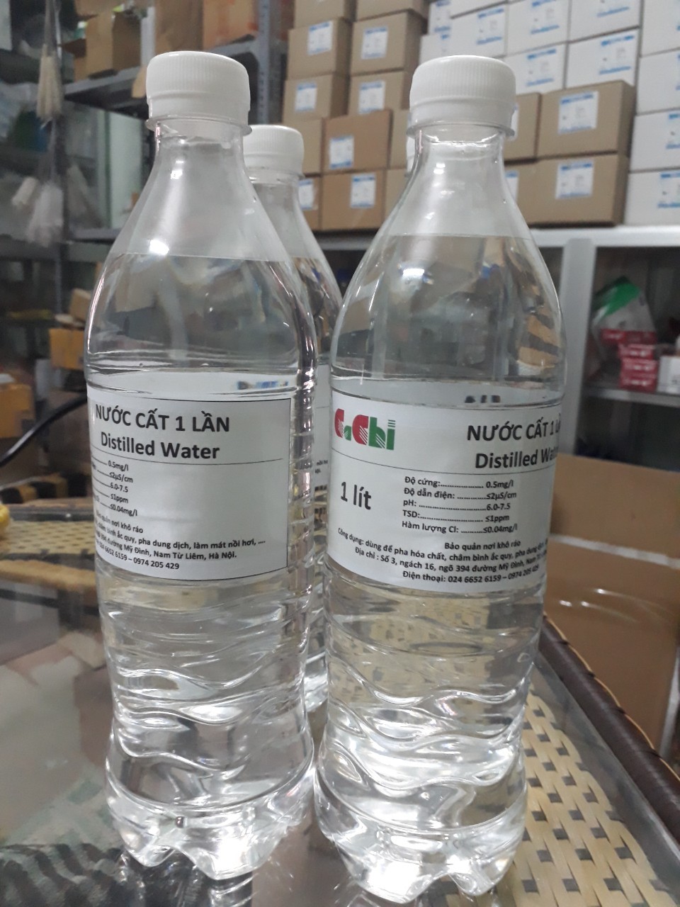 Nước cất 1 lần