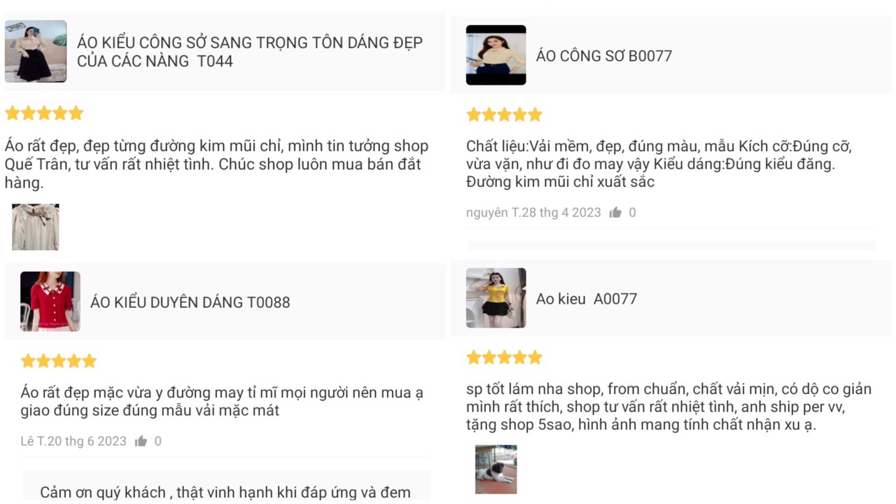 ÁO KIỂU XINH XẮN PHÙ HỢP MỌI LỨA TUỔI B24
