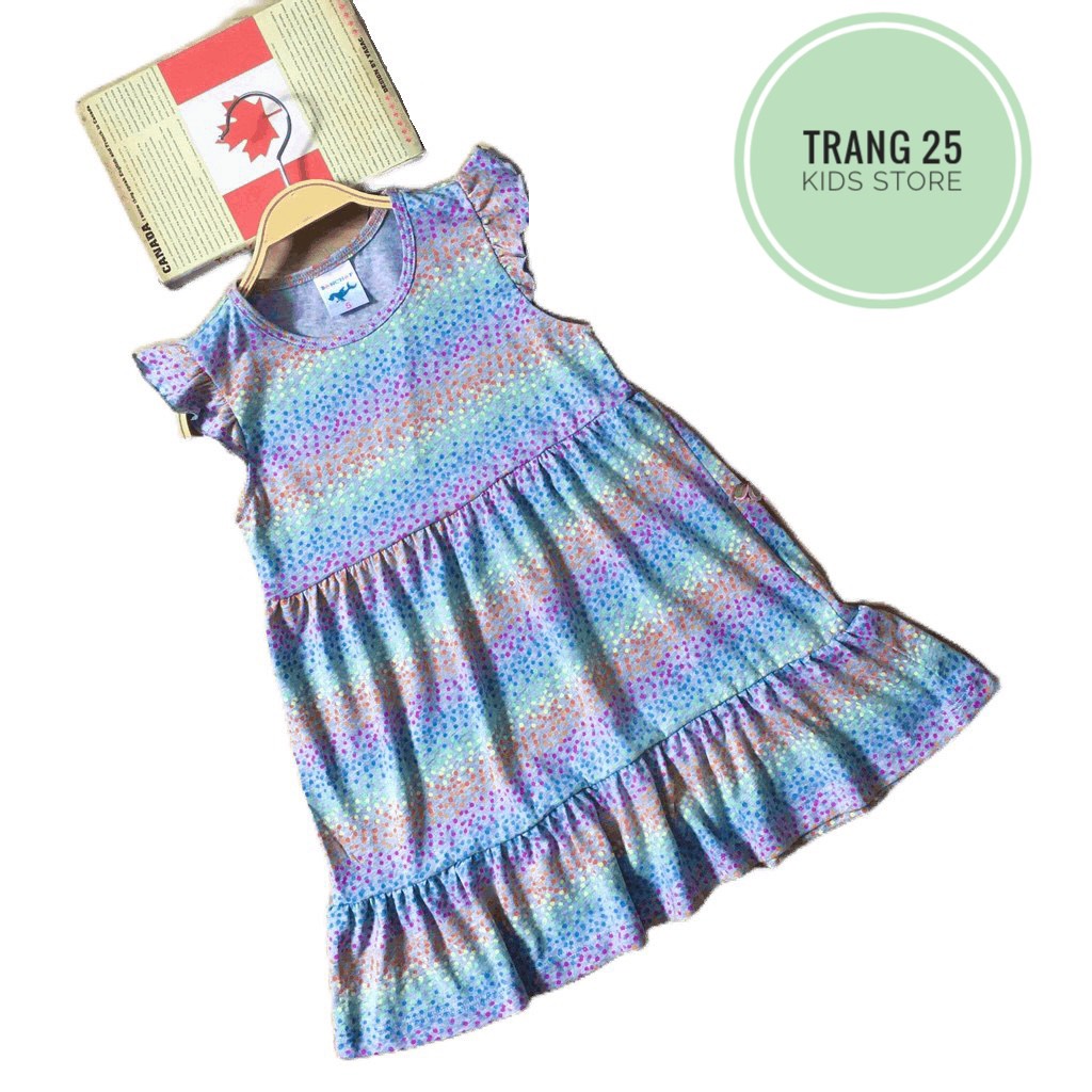 [Có sẵn]Váy Đầm Thun Xuất Dư Vải Đẹp Cho Bé Gái 12kg-20kg-32kg, hàng tỉ mỉ chi tiết AD011- Trang 25 Kids