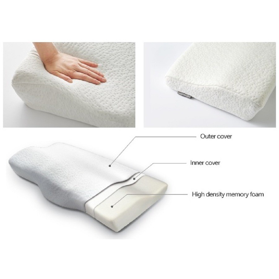 Gối cong Memory Foam Lock&Lock HLW111 (50x30x10cm)