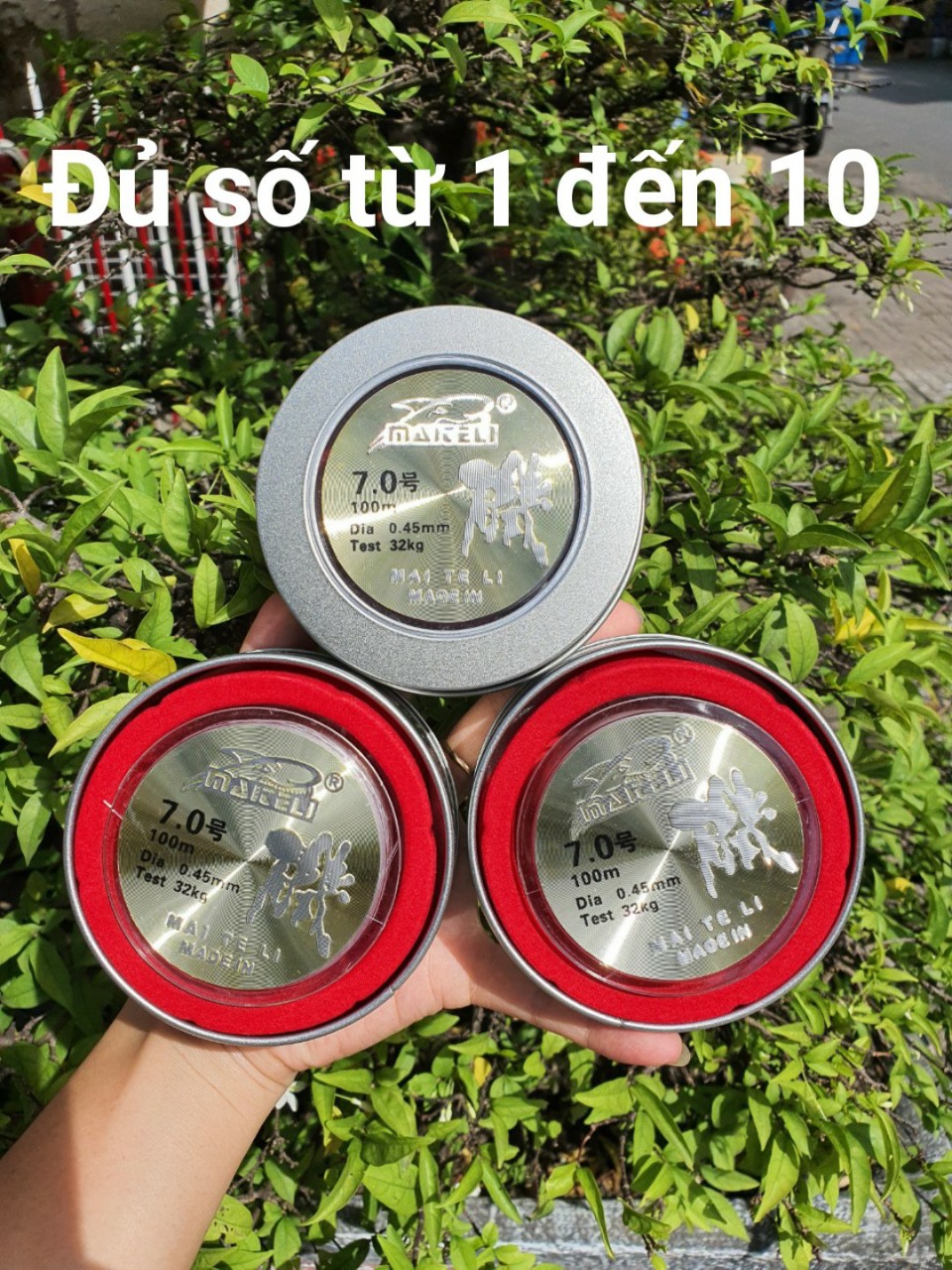 Cước câu cá - hộp sắt 100m buộc link,buộc thẻo