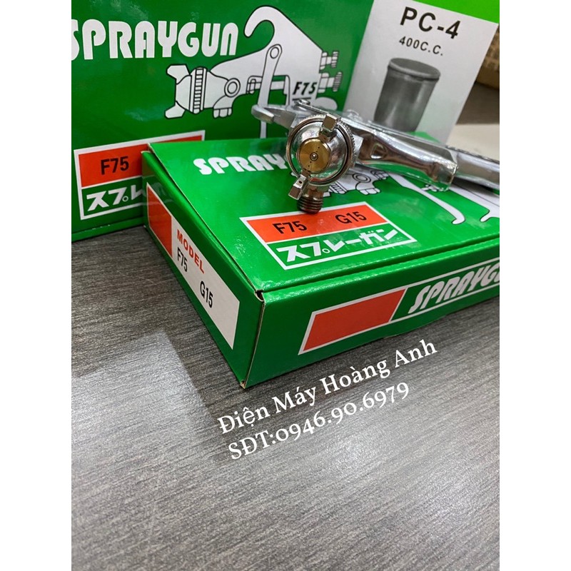Súng phun sơn OSAKA F75 bình 300cc